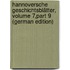 Hannoversche Geschichtsblätter, Volume 7,part 9 (German Edition)