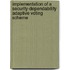 Implementation of a Security-Dependability Adaptive Voting Scheme