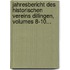 Jahresbericht Des Historischen Vereins Dillingen, Volumes 8-10...