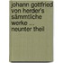 Johann Gottfried Von Herder's Sämmtliche Werke ... Neunter Theil