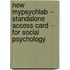 New MyPsychLab -- Standalone Access Card -- for Social Psychology