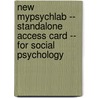 New MyPsychLab -- Standalone Access Card -- for Social Psychology by Timothy D. Wilson