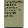 Non Parametric and Semi Parametric Estimation of the Engel Curves door Tukae Mbegalo