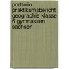 Portfolio Praktikumsbericht Geographie Klasse 6 Gymnasium Sachsen door Franziska Letzel