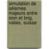 Simulation de séismes majeurs entre Sion et Brig, Valais, Suisse door Philippe Rosset