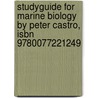 Studyguide For Marine Biology By Peter Castro, Isbn 9780077221249 door Cram101 Textbook Reviews