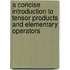 A Concise Introduction to Tensor Products and Elementary Operators