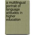 A Multilingual Portrait of  Language Attitudes in Higher Education