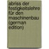 Abriss Der Festigkeitslehre Für Den Maschinenbau (German Edition)