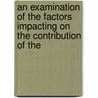 An Examination Of The Factors Impacting On The Contribution Of The door Moretime Nkhosa