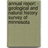 Annual Report - Geological and Natural History Survey of Minnesota