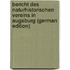Bericht des Naturhistorischen Vereins in Augsburg (German Edition)