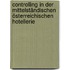 Controlling in der mittelständischen österreichischen Hotellerie