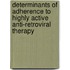 Determinants of Adherence to Highly Active Anti-Retroviral Therapy