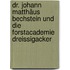 Dr. Johann Matthäus Bechstein und die Forstacademie Dreissigacker