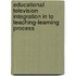 Educational Television Integration In To Teaching-Learning Process