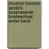 Friedrich Heinrich Jacobi's Auserlesener Briefwechsel, Erster Band