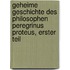 Geheime Geschichte des Philosophen Peregrinus Proteus, Erster Teil