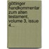 Göttinger Handkommentar Zum Alten Testament, Volume 3, Issue 4...