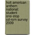 Holt American Anthem National: Student One-stop Cd-rom Survey 2009