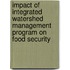 Impact of Integrated Watershed Management Program on Food Security