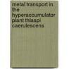 Metal Transport In The Hyperaccumulator Plant Thlaspi Caerulescens door Barbara Leitenmaier