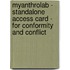 MyAnthroLab - Standalone Access Card - for Conformity and Conflict