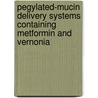 Pegylated-mucin Delivery Systems Containing Metformin And Vernonia by Momoh Mumuni Audu