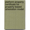 Platform Property Certificate For Property-Based Attestation Model door Nazanin Borhan