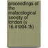 Proceedings of the Malacological Society of London (V 16.41904.15)