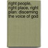 Right People, Right Place, Right Plan: Discerning The Voice Of God