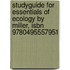 Studyguide For Essentials Of Ecology By Miller, Isbn 9780495557951