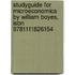 Studyguide For Microeconomics By William Boyes, Isbn 9781111826154