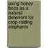 Using Honey Bees as a Natural Deterrent for Crop-raiding Elephants