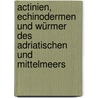 Actinien, Echinodermen Und Würmer Des Adriatischen Und Mittelmeers door Adolph E. Grube