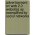 Advertisement On Web 2.0 Websites As Exemplified By Social Networks