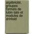 Algébricité, groupes formels de Lubin-Tate et modules de Drinfeld