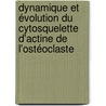 Dynamique et évolution du cytosquelette d'actine de l'ostéoclaste by Frederic Saltel