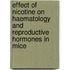 Effect Of Nicotine On Haematology And Reproductive Hormones In Mice