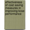 Effectiveness Of Cost Saving Measures In Improving Kcse Performance door Paul Tenoi