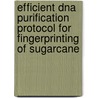 Efficient Dna Purification Protocol For Fingerprinting Of Sugarcane door Md Munan Shaik