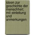 Ideen zur Geschichte der Menschheit; mit Einleitung und Anmerkungen