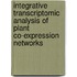 Integrative transcriptomic analysis of plant co-expression networks