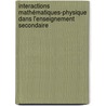 Interactions mathématiques-physique dans l'enseignement secondaire door Fernand Malonga-Moungabio