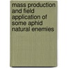 Mass Production and Field Application of some Aphid Natural Enemies door Ahmed Amin Ahmed Saleh