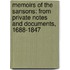 Memoirs Of The Sansons: From Private Notes And Documents, 1688-1847