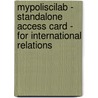 MyPoliSciLab - Standalone Access Card - for International Relations by Joshua S. Goldstein