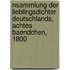 Nsammlung Der Lieblingsdichter Deutschlands, Achtes Baendchen, 1800