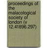 Proceedings of the Malacological Society of London (V 12.41896.297) door Malacological Society of London
