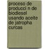 Proceso de Producci N de Biodiesel Usando Aceite de Jatropha Curcas